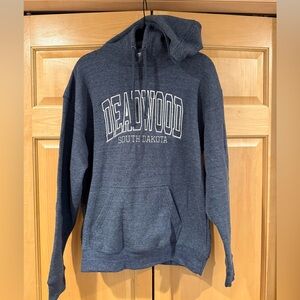 NWOT Deadwood South Dakota Blue Hoodie